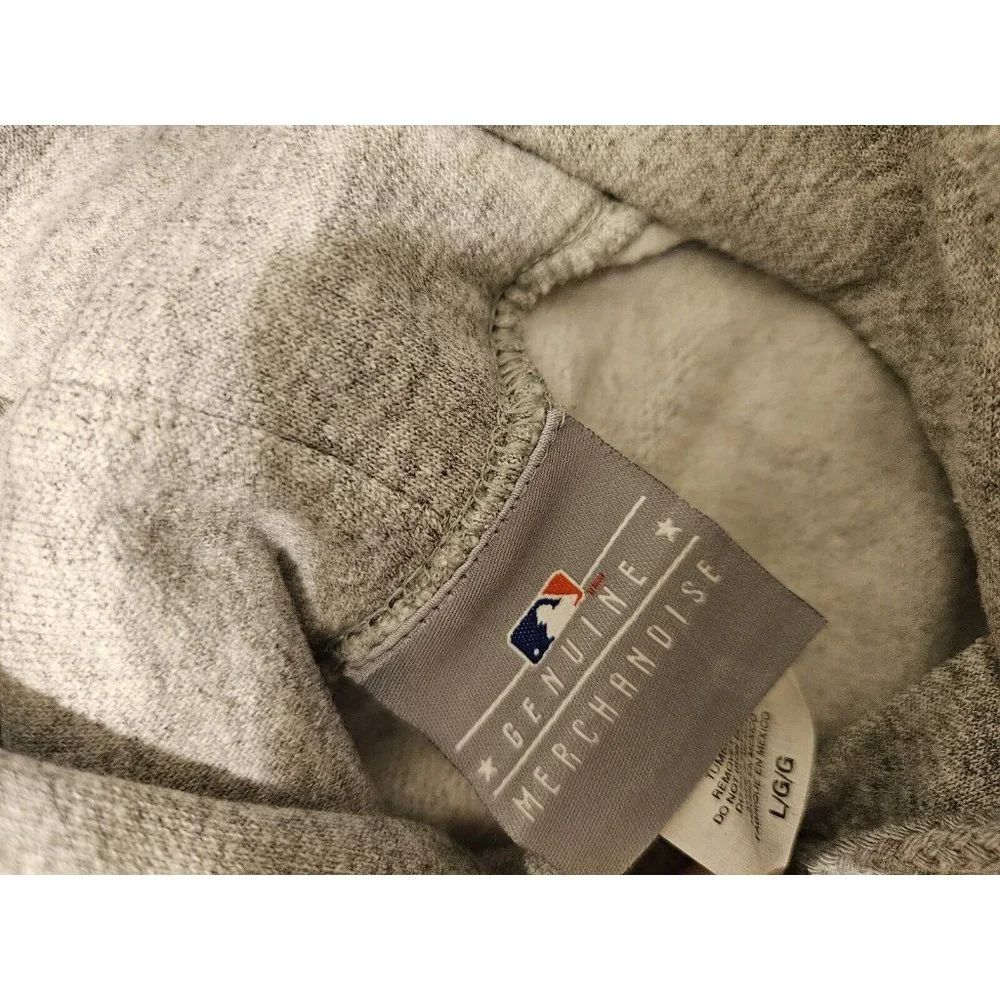 Tampa Bay Rays Mlb Gray Hoodie Sweatshirt Mens Size L Gray - Picture 3 of 5